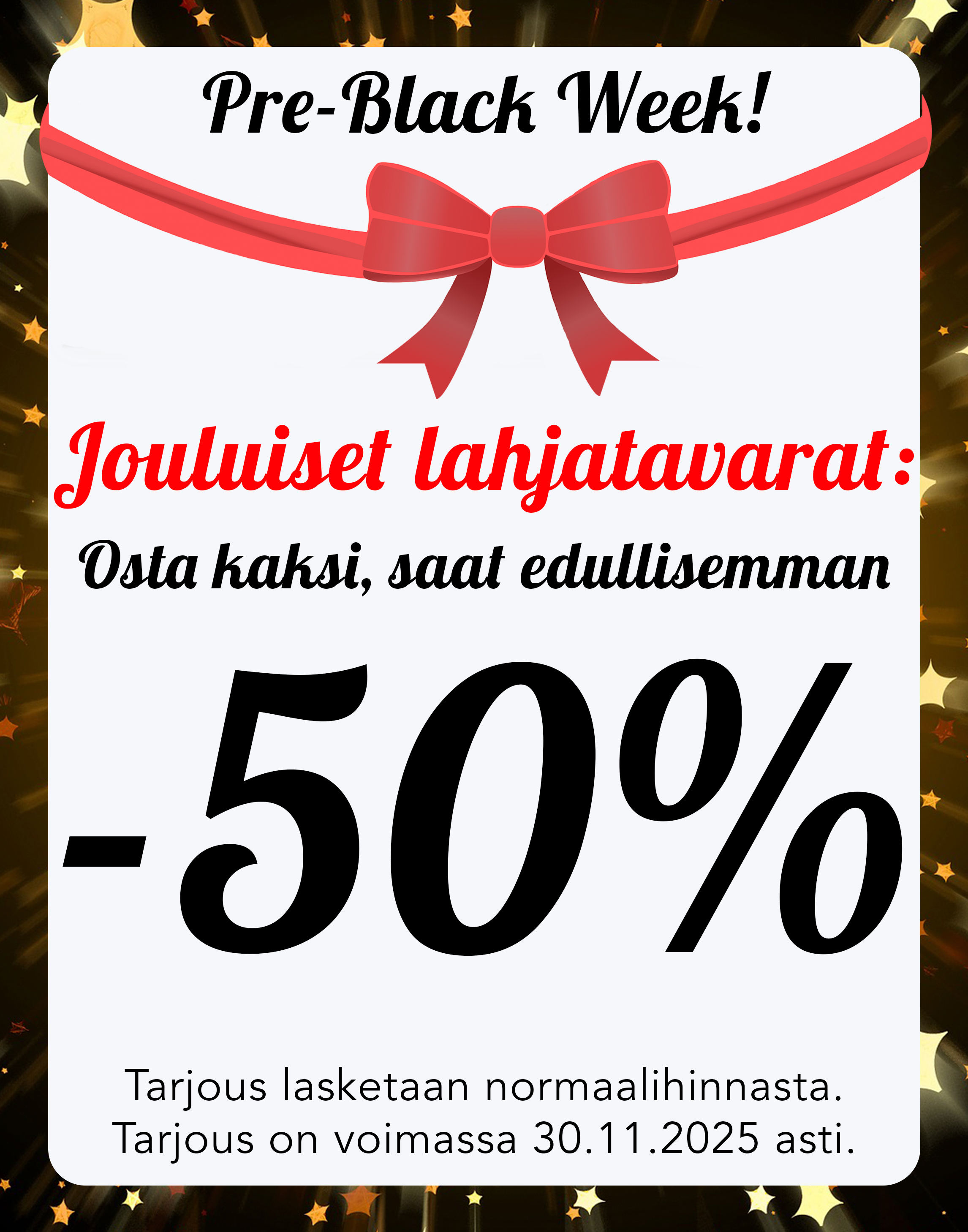 Tutustu ja tilaa nyt!